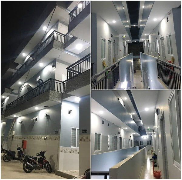 Mẫu nhà trọ 3 tầng cao cấp, hiện đại