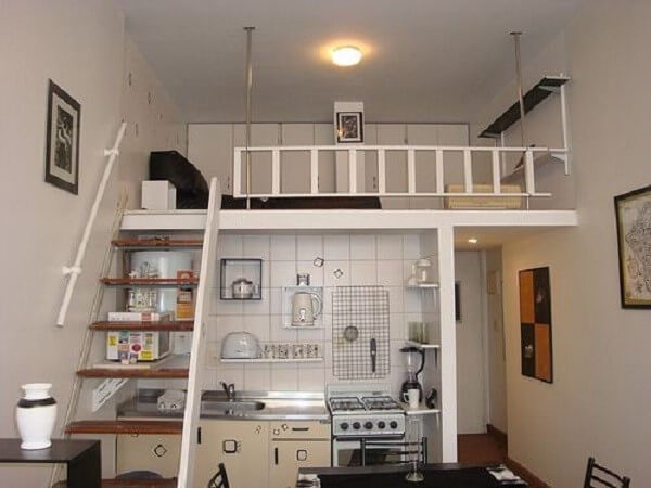 Mẫu phòng trọ nhỏ có gác lửng thiết kế với đầy đủ tiện nghi