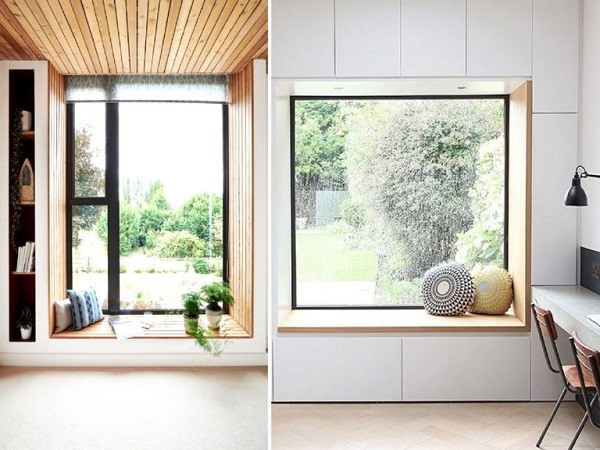 Dùng vách kính giúp mở rộng không gian của căn nhà hơn