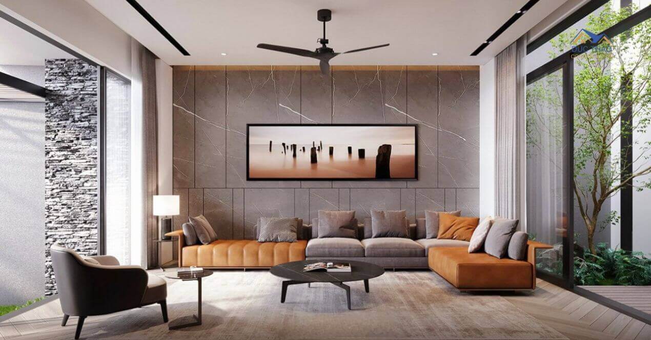 Phòng khách sang trọng, hiện đại