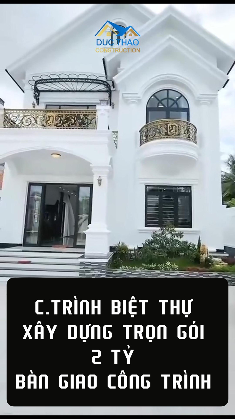 Bàn Giao Công Trình Biệt Thự 2 Tỷ Xây Dựng Trọn gói 